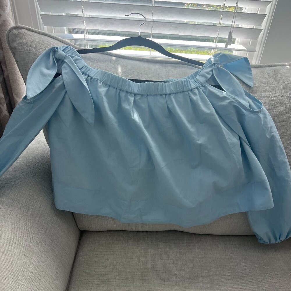 Longsleeve blouse light blue Danielle Fichera